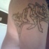tatuaje casero de graffity