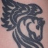 tatuaje de caballo con alas