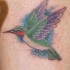 Le tatouage de colibri réaliste