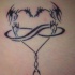 Tatuaje del símbolo del infinito y un corazon