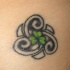 simbolo irlandese trinita' tatuaggio