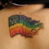 bandiera gay tatuaggio