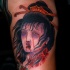 morta gheiscia giapponese la testa tatuaggio