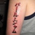 Tatuaje de jeroglíficos japoneses