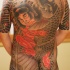 samurai giapponese edrago sul tutto il corpo tatuaggio