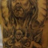 gesu' e cherubini tatuaggio inchiostro nero