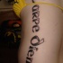 largo carpe diem sul lato tatuaggio