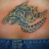 Tatuaggio bellissimo  la tartaruga verde