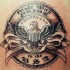 Made pride in the usa tatuaggio