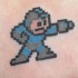 tatuaje colorido de Megaman