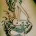 Tatuaggio carino la sirena con le ali