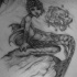 Tatuaggio  grande la sirena zombi