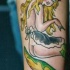 Tatuaggio  colorato grande la sirena sexy