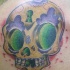 el tatuaje de una calavera mexicana