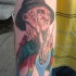 el tatuaje detallado y realista de freddy krueger hecho en color