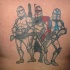 Tre stormtrooperi dal film Guerre stellari tatuaggio
