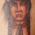 el tatuaje de una mujer indiana
