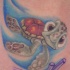 el tatuaje de la tortuga pequeña de la caricatura 