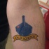 Old school joystick tatuaggio