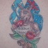 Tatuaggio petriotico australiano con canguro