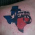 Texas stato tatuaggio partiotico