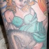 Statua della liberta pinup tatuaggio