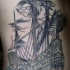 Nave pirata detagliata tatuaggio