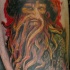 el tatuaje de davy jones pirata de la pelicula hecho en color