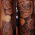 Tatuaje de rosas con sombra