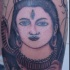 Le tatouage de déité de la guerre Shiva