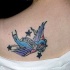 Straight edge sparrow tattoo