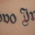 Tatuaje caligrafico en italiano