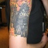 Tatouage épique de Darth Vader et d'autres