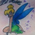 Tatuaje a color de la hada Disney