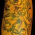 El tatuaje de un leon rampante