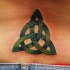 SIMBOLO VERDE TRINITA' TATUAGGIO