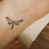 Tatuaggio piccolo sul polso la farfalla