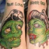 Tatuaje los zombies enamorados