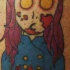 Tatuaje simple la zombi