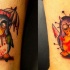 Tatuaje pequeños pinguínos- zombies