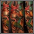 New school style colored arm tattoo of beautiful fox with bird and jewelry