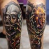 Tatuajes en las piernas,
tema fantástico de la guerra de las galaxias