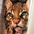 Tatuaje de lince lindo en el brazo