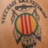Tatuaje conmemorativo de un veterano del Vietnam.