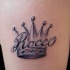 parola rocco e bella corona tatuaggio