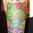 zombi hello kitty tatuaggio mezza manica